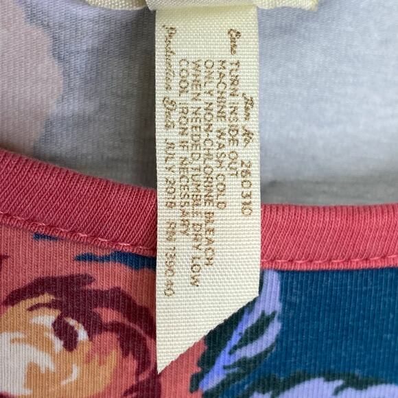 Matilda Jane Choose Your Own Path Dress Girls 8 Teal Pink Floral Twirly Ruffles - Picture 5 of 7